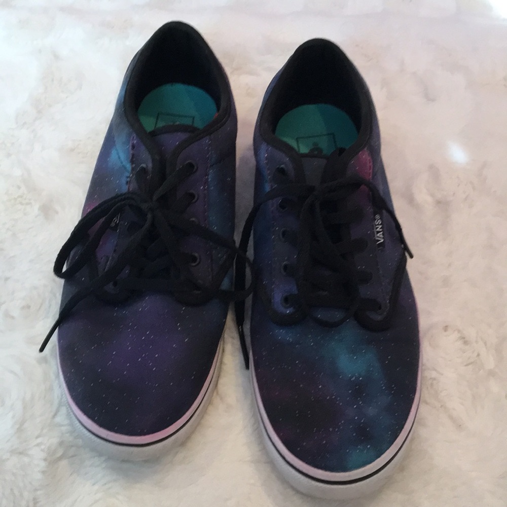 Galaxy print vans